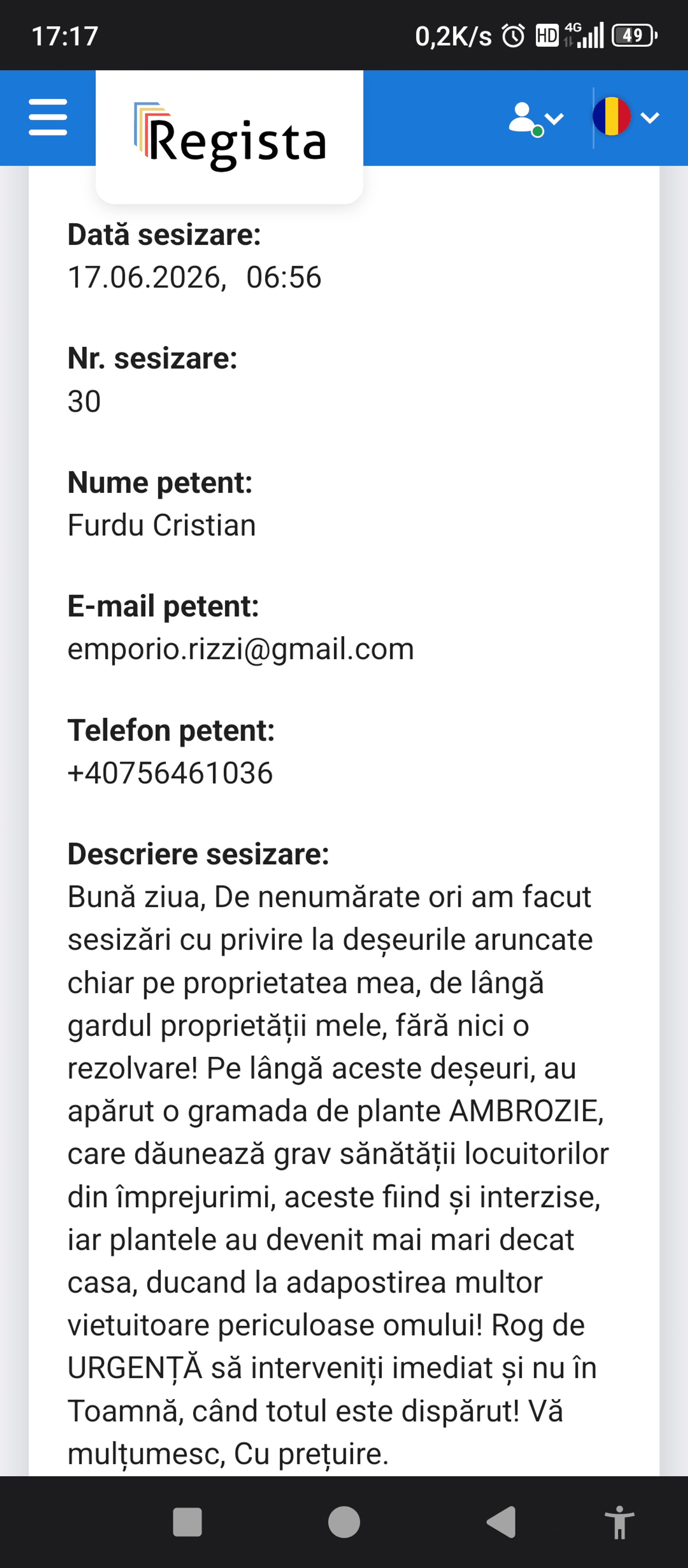 Ambrozie in Strada Regina Maria 51, Vișan, Comuna Bârnova, Județul Iași - 1000015506.png